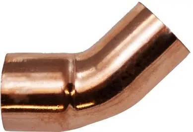 Midland Metal 77185 45-Degree Street Elbows, Copper Sweat Fittings, 2 Street 45 Ftg x C, Nipples and Fittings Luxury