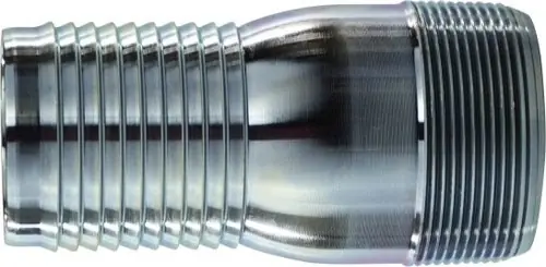 Midland Metal 973859 Combination King Nipple, 2 in Hose Barbed x 2-1/2 in MNPT, Steel, Zinc-Plated Weekend Sale