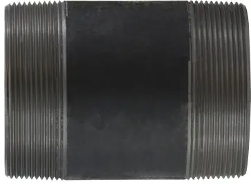 Bargain Midland Metal 59224SMLS Seamless Pipe Nipple, 4 in MPT x 4 in MPT, 5-1/2 in L, Steel, Black, SCH 80/XH Schedule