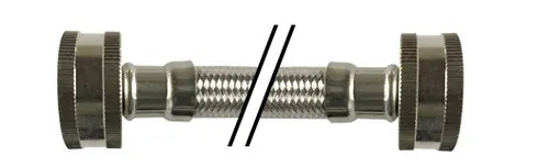 Luxury Midland Metal 923972 Stainless Steel Washing Machine Connector, Lead-Free Supply Connectors, Lf 3/4 Fgh x 3/4 Fgh x 72, Plumbing Accessories