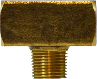 Fan Favorite Midland Metal 28281 Male Branch Tee, Pipe, 1/8 Fipxfipxmip Bs Branch Tee, Brass Fittings