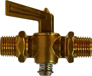 Midland Metal 46165 Shut-Off Cock, 1/8 in Nominal, MIP, Forged Brass Body Buy Today