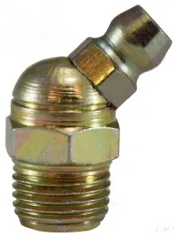 Midland Metal 36116SS 45 Degree Angle Ball Check, Steel Grease Fittings, 1/8-27 Npt 45 Deg Grease Ftg, Brass Fittings High Quality