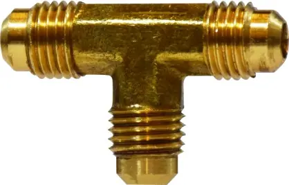 Midland Metal 10160 Union Tee, 5/16 in Male Flare x 5/16 in Male Flare x 5/16 in Male Flare, Brass Place Order