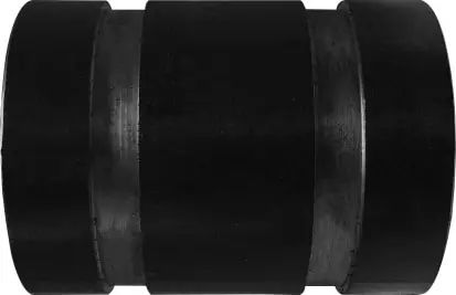 Midland Metal 57227V Seamless Pipe Nipple, 4 in Grooved x 4 in Grooved, 6 in L, Steel, Black, SCH 40 Schedule Brand New