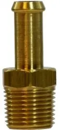 Limited Offer Midland Metal 32184 Adapter, 3/4 in Bubble Barbed x 1/2 in MIP, Brass