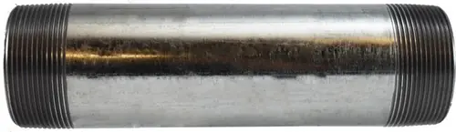 Hot Deal Midland Metal 56168 Welded Pipe Nipple, 2 in MPT x 2 in MPT, 6 in L, Steel, Galvanized, SCH 40 Schedule