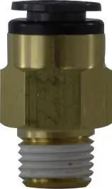 Premium Midland Metal 680804C Straight Connector, 1/2 in Push-In x 1/4 in MIP, Composite