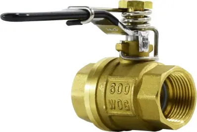 Midland Metal 947105 Ball Valve, 1 in Nominal, FPT x FPT, 600 psi Pressure, -40 to 365 deg F, Brass Body Discount