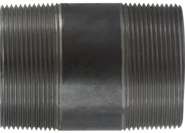 Fresh Stock Midland Metal 57209 Welded Pipe Nipple, 3 in MPT x 3 in MPT, 8 in L, Steel, Black, SCH 40 Schedule