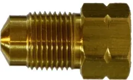 Don't Miss Out Midland Metal 12326 Adapter, 3/16 in Female Inverted Flared x M11 Bubble Male Inverted Flared, Brass