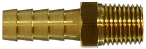 Midland Metal 32027 Rigid Adapter, 1/8 in Hose x 1/4 in Male NPTF, Brass Exclusive Offer