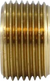 Buy Online Midland Metal 28129 Face Bushing, 3/4 in MIP x 1/4 in FIP, Brass