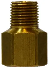 Special Discount Midland Metal 16123 Adapter, 3/8 in Threaded Sleeve x 1/4 in MIP, Brass