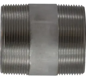 Midland Metal 48200 Welded Pipe Nipple, 3 in MPT x 3 in MPT, 2-5/8 in L, Stainless Steel, SCH 40 Schedule Authentic