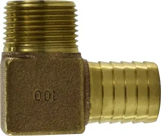 Midland Metal 973981 Bronze Male Elbows, Inserts for Plastic Pipe, 1Hb x 3/4Mip Elbow, Plumbing Accessories Deal