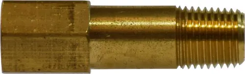 Midland Metal 28340 Long Extension Adapter, 1/4 in FNPTF x 1/4 in MNPTF, 2-1/16 in, Brass Instant Buy