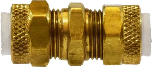 Grab Now Midland Metal Poly-Flo 20241 Union, 3/16 in Tube OD x 3/16 in Tube OD, Brass