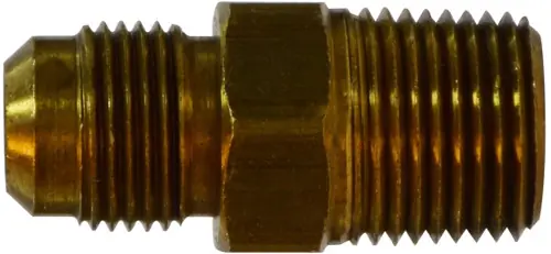 Midland Metal 35132 Adapter, 1/2 in Male Flared x 1/2 in MNPTF, Brass Hot Deal