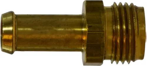 Midland Metal 38836 Connector, 3/8 in Hose Barbed x 3/8 in Male Inverted Flared, Brass Instant Buy