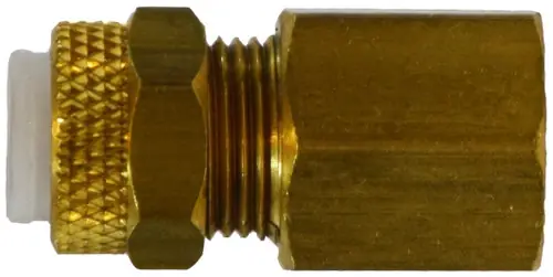 New Release Midland Metal Poly-Flo 20261 Adapter, 5/16 in Tube OD x 1/8 in FNPTF, Brass