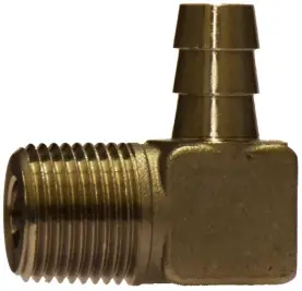 Limited Time Midland Metal 32042SS 90 deg Elbow, 3/8 in Hose Barbed x 3/8 in Hose Barbed, Stainless Steel
