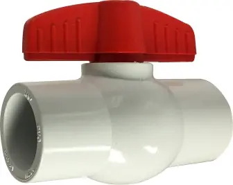 Midland Metal 940297 Ball Valve, 1-1/4 in Nominal, Slip x Slip, 150 psi at 73 deg F Pressure, PVC Body Bargain