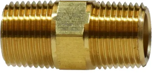 In Demand Midland Metal 28213L Light Pattern Long Nipple, 3/8 in MNPT x 3/8 in MNPT, 1-1/4 in, Brass