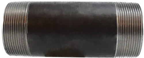 Midland Metal 59206SMLS Seamless Pipe Nipple, 3 in MPT x 3 in MPT, 5-1/2 in L, Steel, Black, SCH 80 Schedule Best Seller