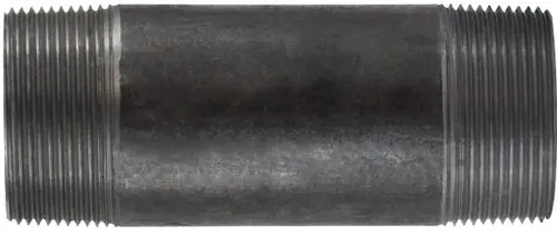 Fresh Stock Midland Metal 57191 Welded Pipe Nipple, 2-1/2 in MPT x 2-1/2 in MPT, 10 in L, Steel, Black, SCH 40 Schedule