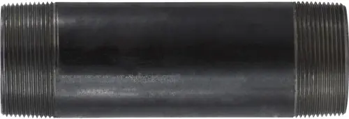 While Supplies Last Midland Metal 57167 Welded Pipe Nipple, 2 in MPT x 2 in MPT, 5-1/2 in L, Steel, Black, SCH 40 Schedule