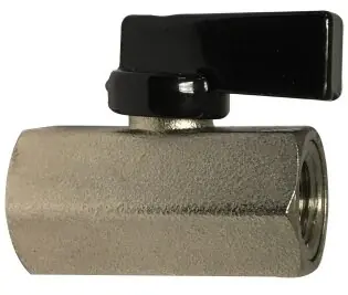 Midland Metal 46937LS Mini Ball Valve, 1/2 in Nominal, FPT x FPT, 450 psi Pressure, 32 to 176 deg F Budget