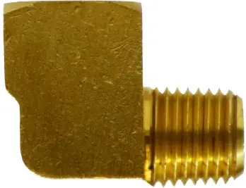 Grab Now Midland Metal 28160 90 deg Street Elbow, 3/4 in MIP x 3/4 in FIP, Brass