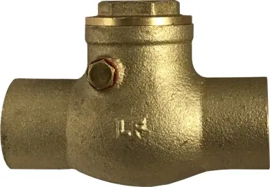 In Demand Midland Metal 940365LF Swing Check Valve, 1-1/4 in Nominal, Sweat x Sweat, Cast Brass Body, Import
