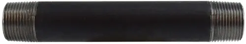 Midland Metal 59094SMLS Seamless Pipe Nipple, 3/4 in MPT x 3/4 in MPT, 10 in L, Steel, Black, SCH 80 Schedule Buy Online