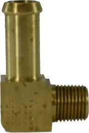 Midland Metal 38864 90 deg Elbow, 5/16 in Beaded Hose Barbed x 1/4 in MIP, Brass Factory Price