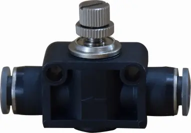 Holiday Sale Midland Metal 20487C In-Line Needle Valve, 1/4 in Nominal, Push-In, 0 to 150 psi Pressure