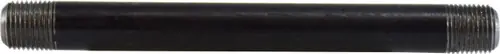 Midland Metal 59011SMLS Seamless Pipe Nipple, 1/8 in MPT x 1/8 in MPT, 6 in L, Steel, Black, SCH 80 Schedule Same Day Shipping