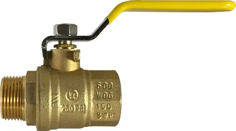 Trusted Brand Midland Metal 948174 Ball Valve, 1 in Nominal, MPT x FPT, 600 psi WOG Pressure, -20 to 300 deg F