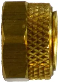 Midland Metal 20228 Universal Hex Nut and Sleeve Assembly, 3/16 in Flareless, Brass New Arrival