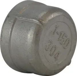Exclusive Offer Midland Metal 62470 Cap, 1/8 in FPT, Stainless Steel, 150 lb