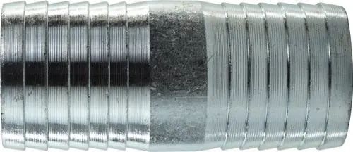 Midland Metal 973902 Coupling, 1 in Hose Barbed x 1 in Hose Barbed, Steel, Galvanized New Release