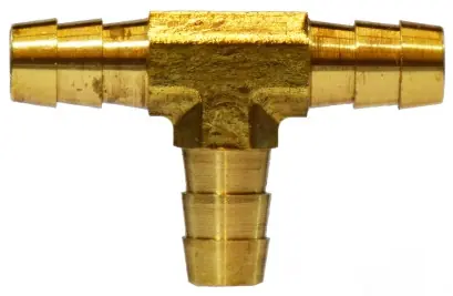 Midland Metal 32363 Tee, 3/4 in Hose Barbed x 3/4 in Hose Barbed x 3/4 in Hose Barbed, Brass Buy Online