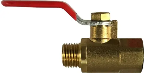 Special Offer Midland Metal 944102 Mini Ball Valve, 1/4 x 3/8 in Nominal, MIP x FIP, 200 psi WOG Pressure