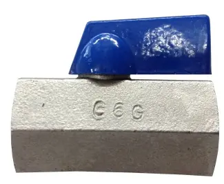 Genuine Midland Metal 46936SS Miniature Ball Valve, 3/8 in Nominal, FPT x FPT, 400 psi Pressure