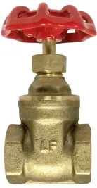 Midland Metal 940137LF Gate Valve, 2 in Nominal, FIP x FIP, 200 psi WOG Pressure, Forged Brass Body Time-Limited