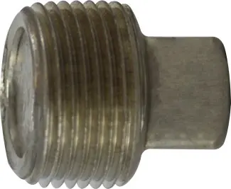 Price Drop Midland Metal 63682 Solid Hex Head Plug, 3/8 in MPT, Stainless Steel, 150 lb