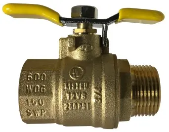 Big Sale Midland Metal 948172T Ball Valve, 1/2 in Nominal, MPT x FPT, 600 psi WOG Pressure, -20 to 300 deg F