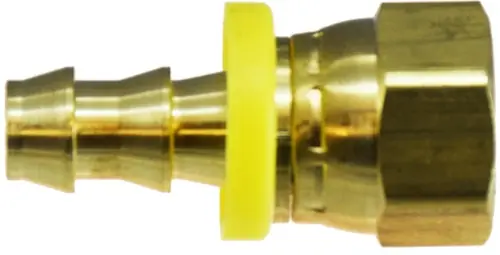 Next Day Delivery Midland Metal 30430 Female Ball Seat Swivel Adapter, 3/8 in Push-On Hose Barb x 1/2 in FNPSM Swivel, Brass