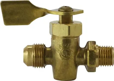 Save Now Midland Metal 46430M Solid Bottom Fuel Valve, 3/8 x 3/8 in Nominal, Flared x MPT, 30 psi Pressure